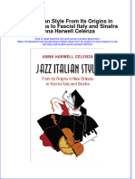 Download textbook Jazz Italian Style From Its Origins In New Orleans To Fascist Italy And Sinatra Anna Harwell Celenza ebook all chapter pdf 