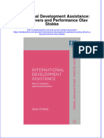 Download pdf International Development Assistance Policy Drivers And Performance Olav Stokke ebook full chapter 