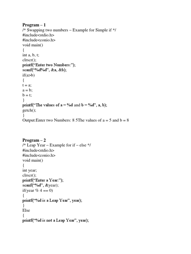 Program - 1 | PDF | Computer Programming | Teaching Mathematics