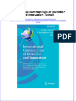 Textbook International Communities of Invention and Innovation Tatnall Ebook All Chapter PDF