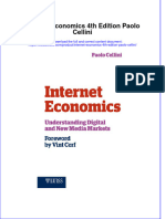 PDF Internet Economics 4Th Edition Paolo Cellini Ebook Full Chapter