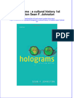 Download textbook Holograms A Cultural History 1St Edition Sean F Johnston ebook all chapter pdf 