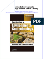 Textbook Introduction To Environmental Geotechnology Second Edition Chaney Ebook All Chapter PDF