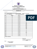 FILIPINO10 Answer-Key SECOND QUARTER 2022