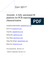 Aristotle - A Fully Automated SI Platform For PCB Material Characterization