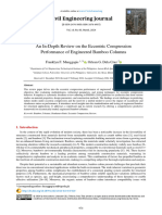 Civil Engineering Journal: An In-Depth Review On The Eccentric Compression Performance of Engineered Bamboo Columns