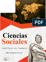 Portada para word ciencias sociales asignatura