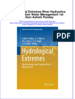 Ebffiledocnew - 852download Full Chapter Hydrological Extremes River Hydraulics and Irrigation Water Management 1St Edition Ashish Pandey PDF