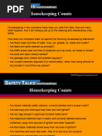 Workshop Housekeeping Guidelines | PDF
