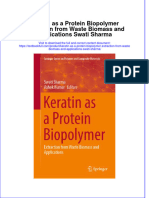 Download textbook Keratin As A Protein Biopolymer Extraction From Waste Biomass And Applications Swati Sharma ebook all chapter pdf 