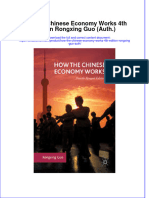 Textbook How The Chinese Economy Works 4Th Edition Rongxing Guo Auth Ebook All Chapter PDF