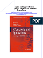 Full Chapter Ict Analysis and Applications Proceedings of Ict4Sd 2020 Volume 2 Simon Fong PDF
