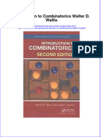 PDF Introduction To Combinatorics Walter D Wallis Ebook Full Chapter