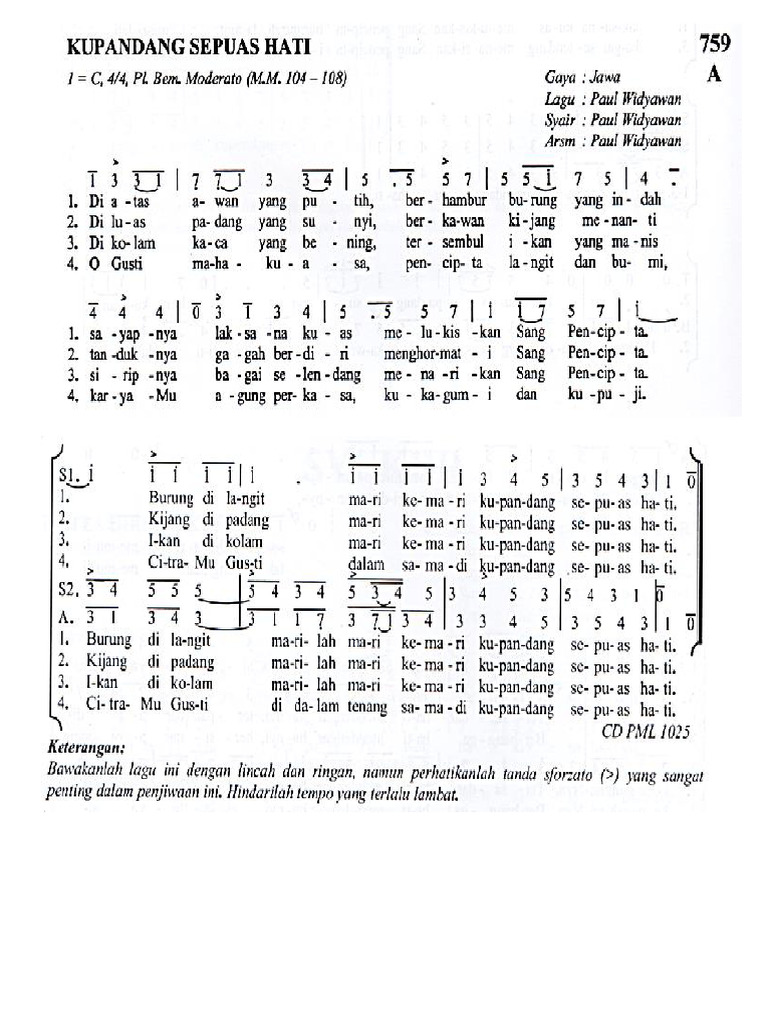 Madah Bakti 759a | PDF