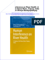 Download textbook Human Interference On River Health A Study On The Haora River Tripura India 1St Edition Shreya Bandyopadhyay ebook all chapter pdf 