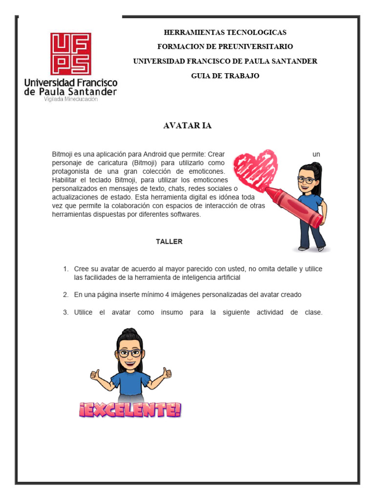 Herramientas Tecnologicas Taller Bitmoji | PDF