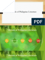 Periods of Philippine Literature