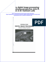 Textbook Introductory Digital Image Processing A Remote Sensing Perspective John R Jensen DR Kalmesh Lulla Ebook All Chapter PDF