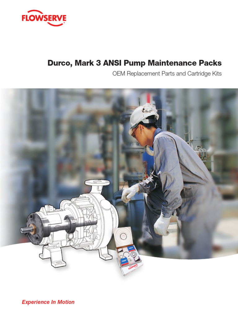 Durco Mark 3 Pump Maintenance Packs | PDF | Pump | Bearing (Mechanical)
