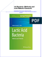 Download textbook Lactic Acid Bacteria Methods And Protocols Makoto Kanauchi ebook all chapter pdf 