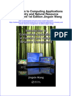 Download textbook Introduction To Computing Applications In Forestry And Natural Resource Management 1St Edition Jingxin Wang ebook all chapter pdf 