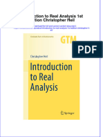 PDF Introduction To Real Analysis 1St Edition Christopher Heil Ebook Full Chapter