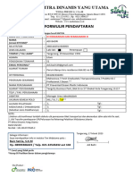 Form Pendaftaran Awal - Midiatama