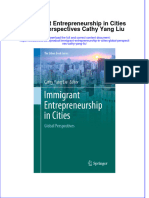 Download full chapter Immigrant Entrepreneurship In Cities Global Perspectives Cathy Yang Liu pdf docx