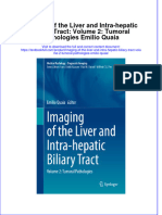 Full Chapter Imaging of The Liver and Intra Hepatic Biliary Tract Volume 2 Tumoral Pathologies Emilio Quaia PDF