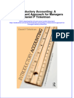 PDF Introductory Accounting A Measurement Approach For Managers Daniel P Tinkelman Ebook Full Chapter