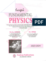 Pradeep Physics Class 12 Vol 1 2023-2024
