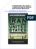 Textbook Iran and The United States An Insider S View On The Failed Past and The Road To Peace Seyed Hossein Mousavian Ebook All Chapter PDF