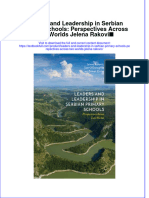 Textbook Leaders and Leadership in Serbian Primary Schools Perspectives Across Two Worlds Jelena Rakovic Ebook All Chapter PDF