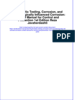 Download textbook Hydrostatic Testing Corrosion And Microbiologically Influenced Corrosion A Field Manual For Control And Prevention 1St Edition Reza Javaherdashti ebook all chapter pdf 