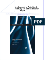 Download textbook Islamic Development In Palestine A Comparative Study 1St Edition Stephen Royle ebook all chapter pdf 