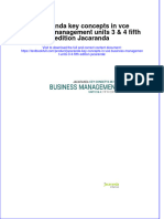 Download pdf Jacaranda Key Concepts In Vce Business Management Units 3 4 Fifth Edition Jacaranda ebook full chapter 