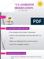 4th CLASSROOM OBSERVATION 2023 2024 REVISED