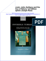 Download textbook Invisible Terrain John Ashbery And The Aesthetics Of Nature 1St Edition Stephen Joseph Ross ebook all chapter pdf 