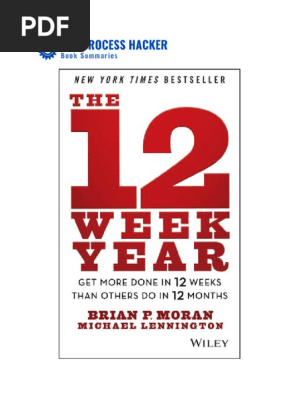 Book Summary - 12 Week Year