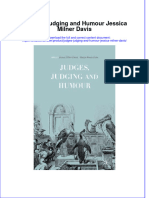 Download textbook Judges Judging And Humour Jessica Milner Davis ebook all chapter pdf 