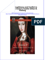 Textbook Juana I Legitimacy and Conflict in Sixteenth Century Castile Gillian B Fleming Ebook All Chapter PDF