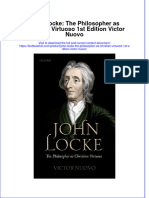 Download textbook John Locke The Philosopher As Christian Virtuoso 1St Edition Victor Nuovo ebook all chapter pdf 