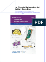 PDF Journey Into Discrete Mathematics 1St Edition Owen Byer Ebook Full Chapter