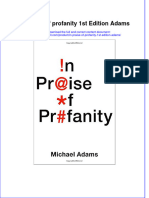 Download textbook In Praise Of Profanity 1St Edition Adams ebook all chapter pdf 