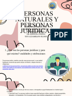 Personas Naturales y Personas Juridicas