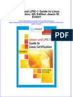 PDF Linux and Lpic 1 Guide To Linux Certification 5Th Edition Jason W Eckert Ebook Full Chapter