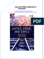 PDF Justice Crime and Ethics Michael C Braswell Ebook Full Chapter