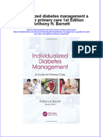 Textbook Individualized Diabetes Management A Guide For Primary Care 1St Edition Anthony H Barnett Ebook All Chapter PDF