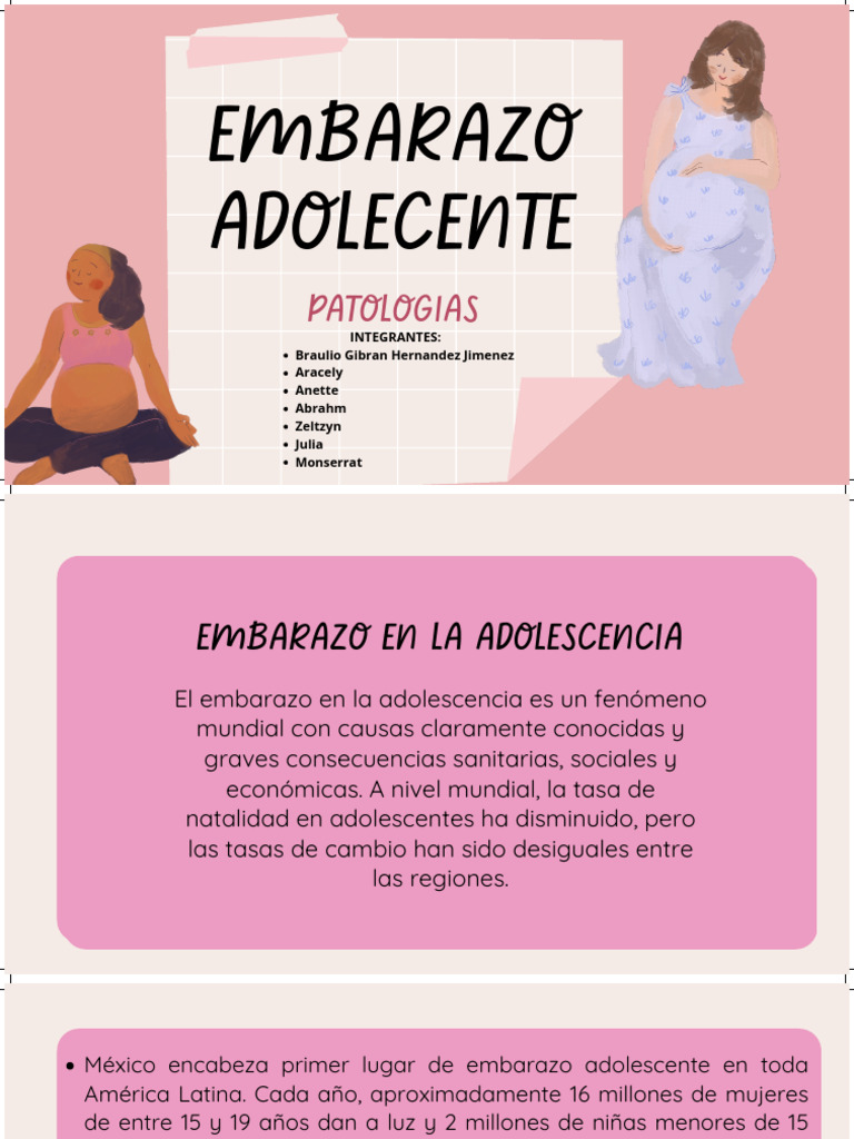Embarazo Adolescente: Prevención y Riesgos | PDF | Parto prematuro | El ...