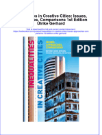 Download textbook Inequalities In Creative Cities Issues Approaches Comparisons 1St Edition Ulrike Gerhard ebook all chapter pdf 